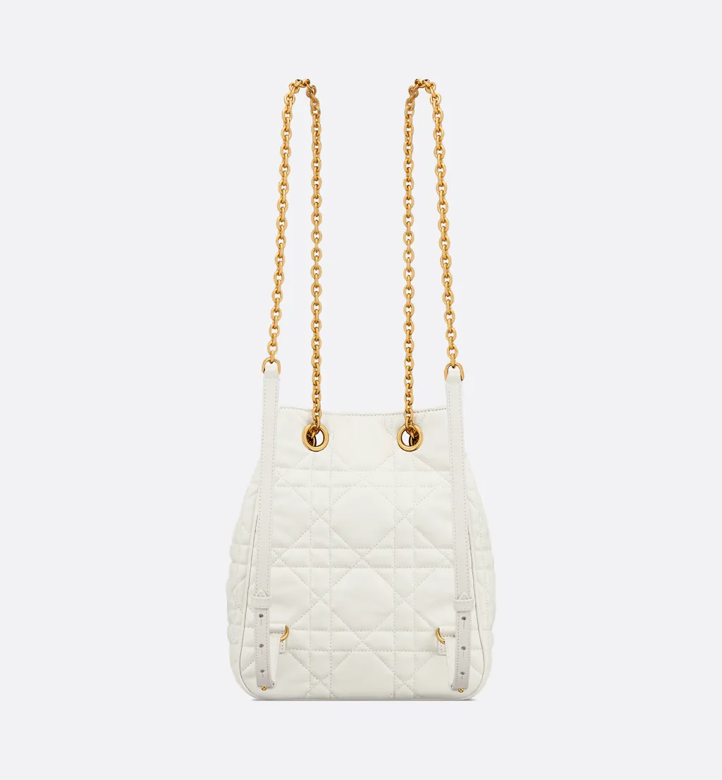 Medium Dior Caro Multicarry Backpack With Chain