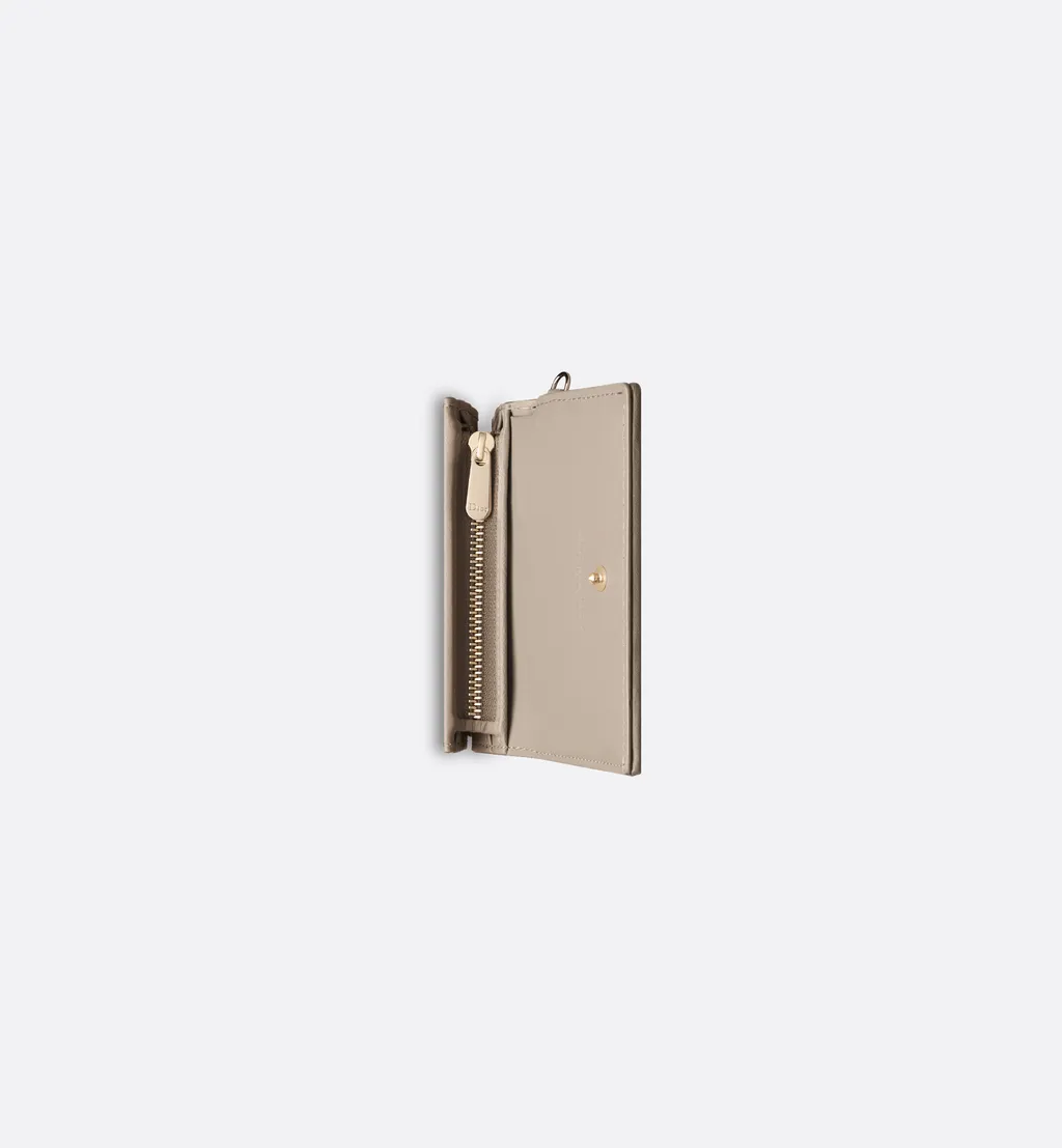 Mini Lady Dior Gardenia Wallet