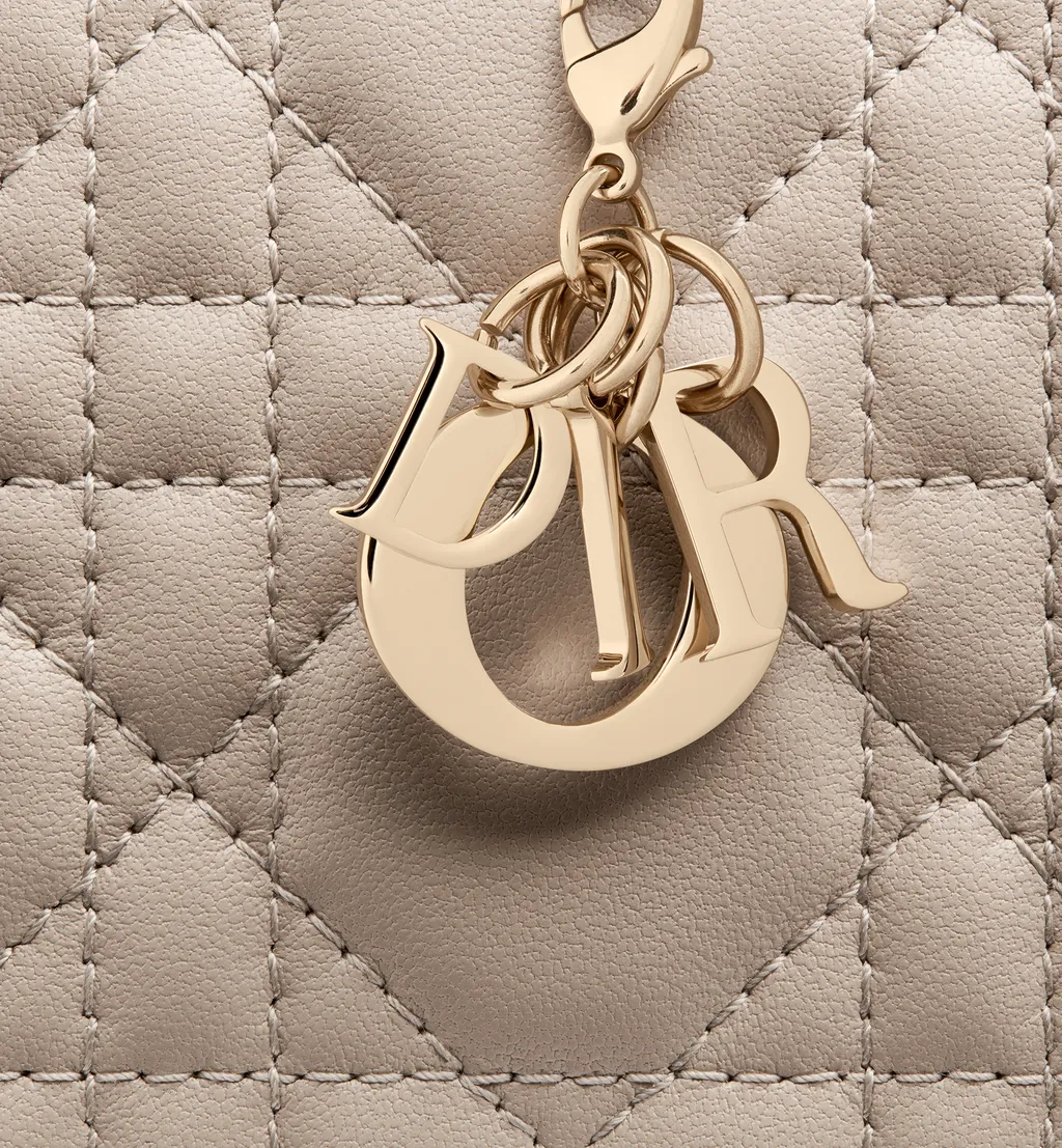 Mini Lady Dior Gardenia Wallet