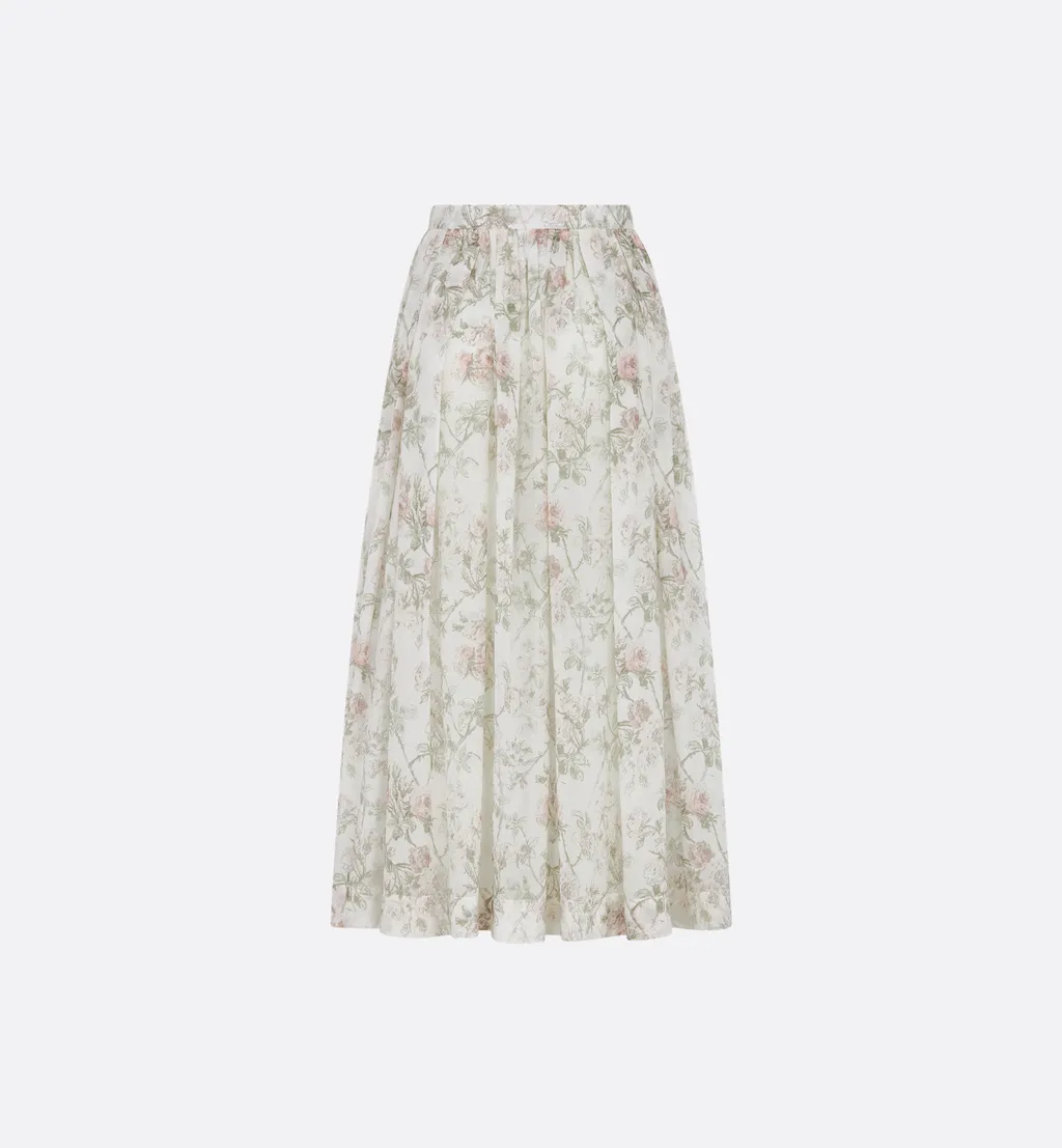 Mid-Length Flared Skirt