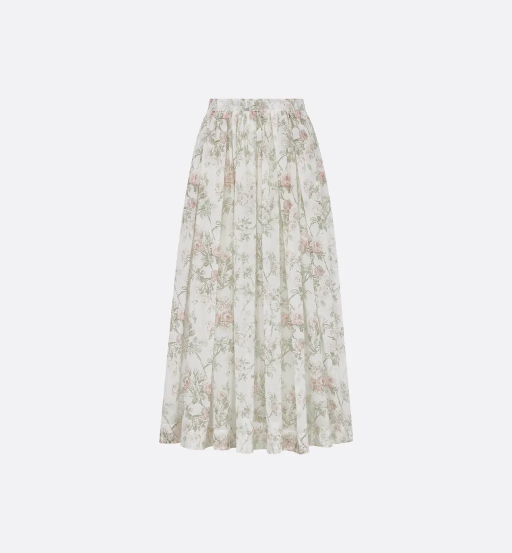 Mid-Length Flared Skirt