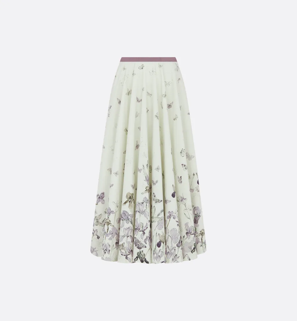 Mid-Length Flared Skirt