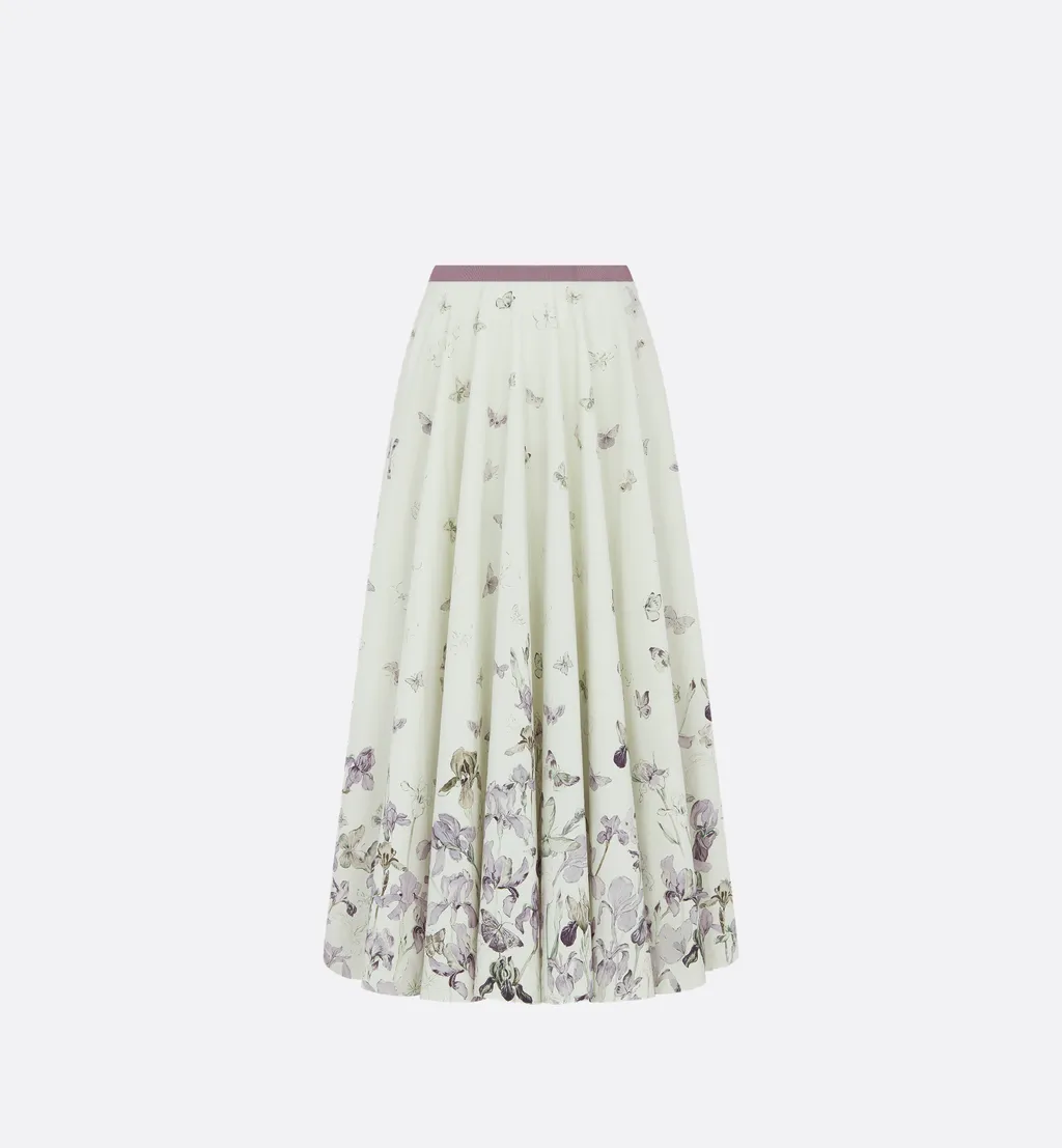 Mid-Length Flared Skirt