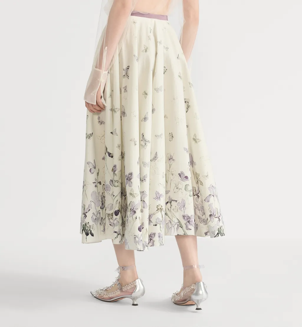 Mid-Length Flared Skirt