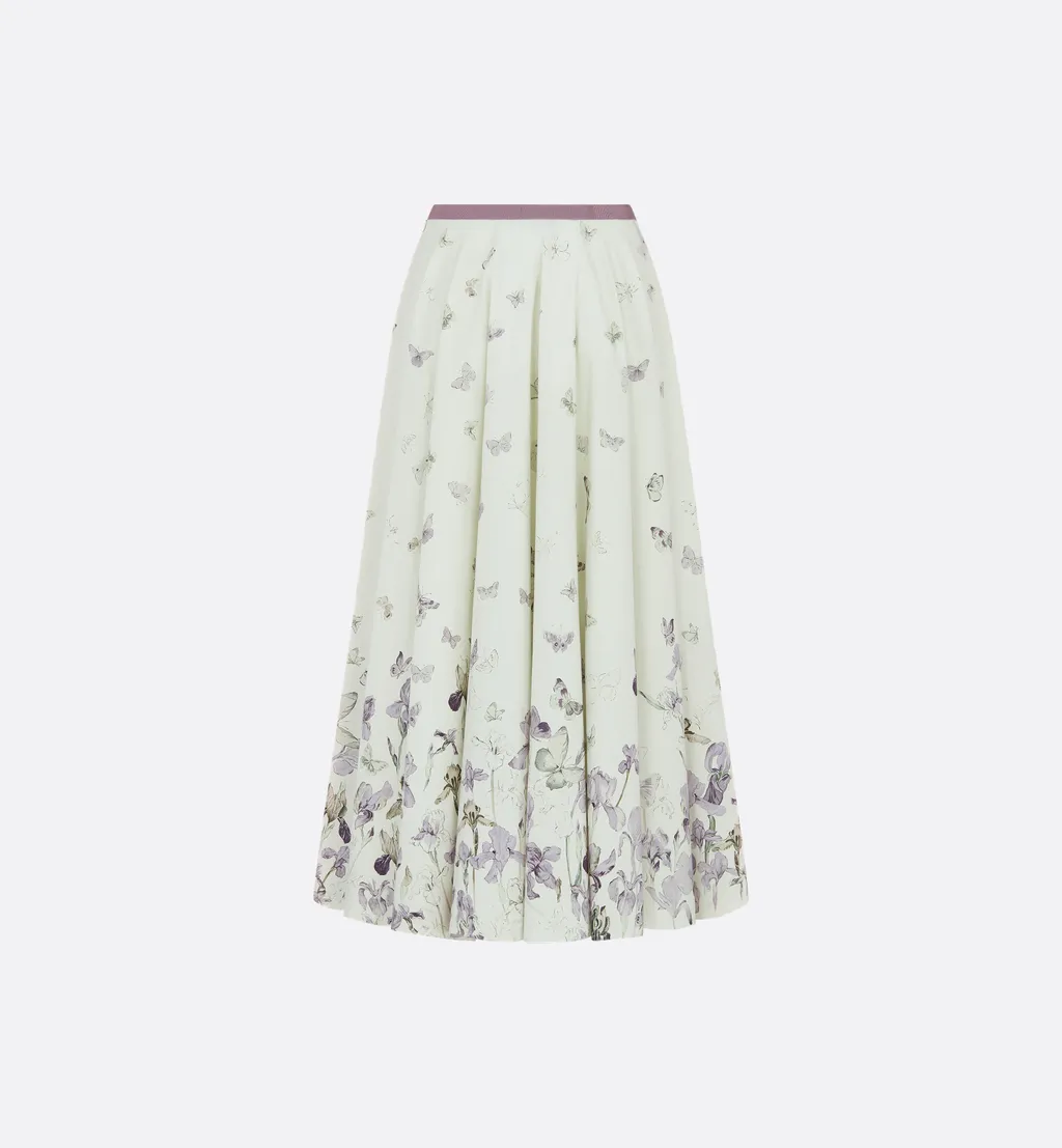 Mid-Length Flared Skirt