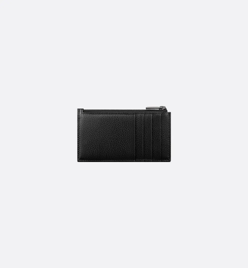 Zipped Card Holder With Split Ring