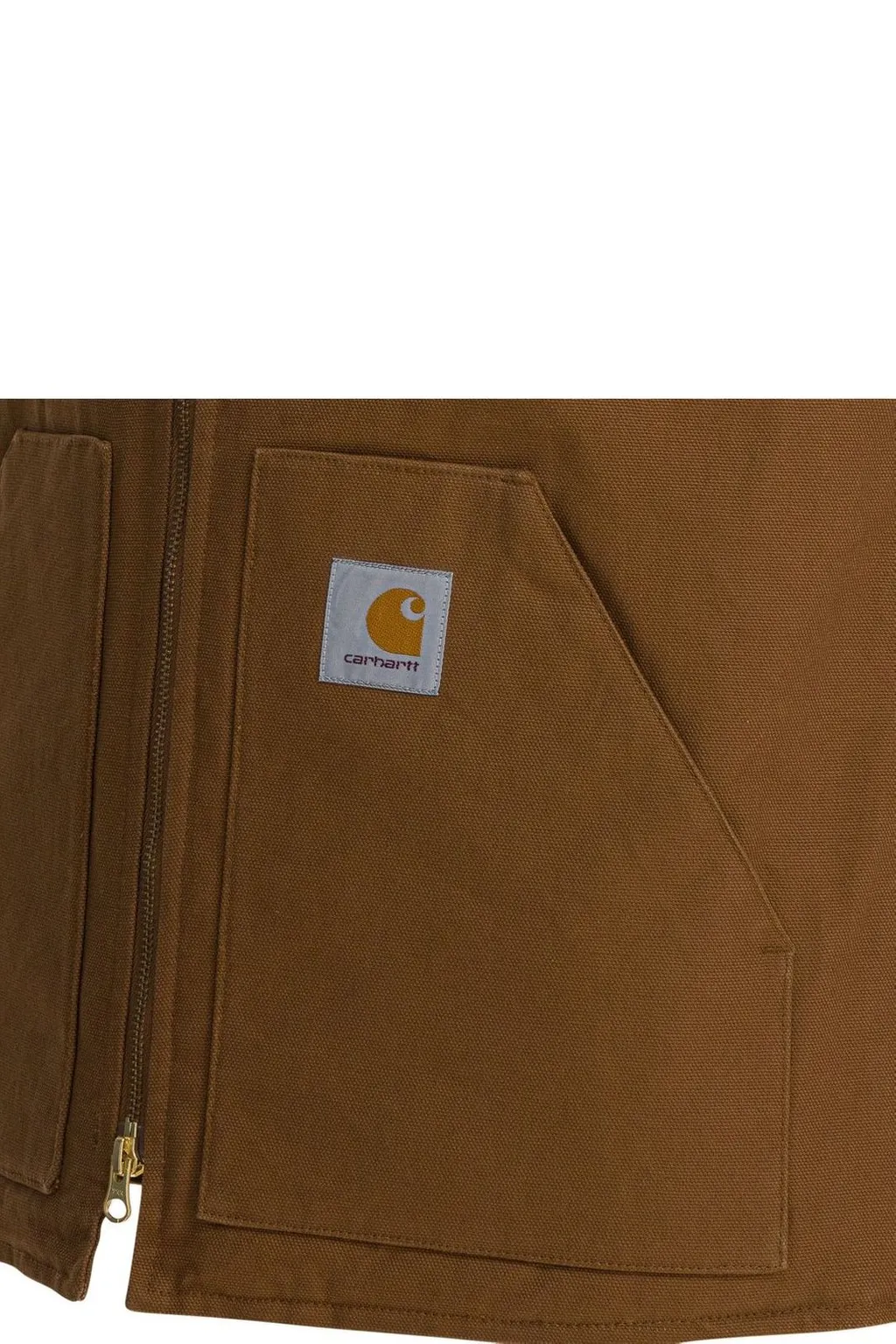 Carhartt Wip Classic Logo Patch Zipped Vest