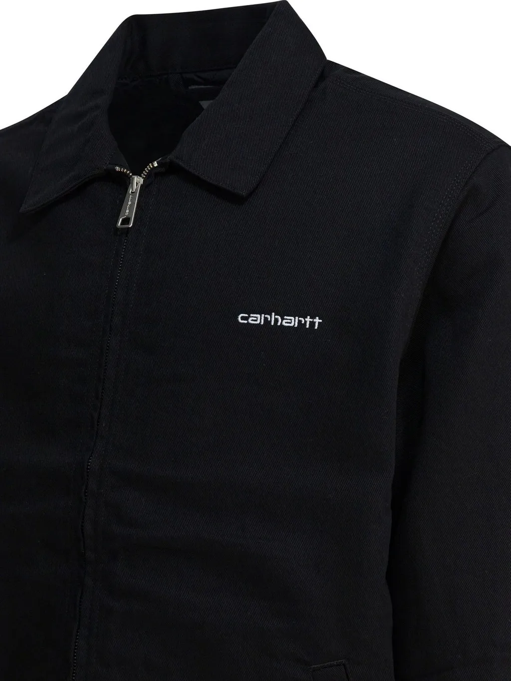 Carhartt Wip Logo Embroidered Zip-Up Jacket