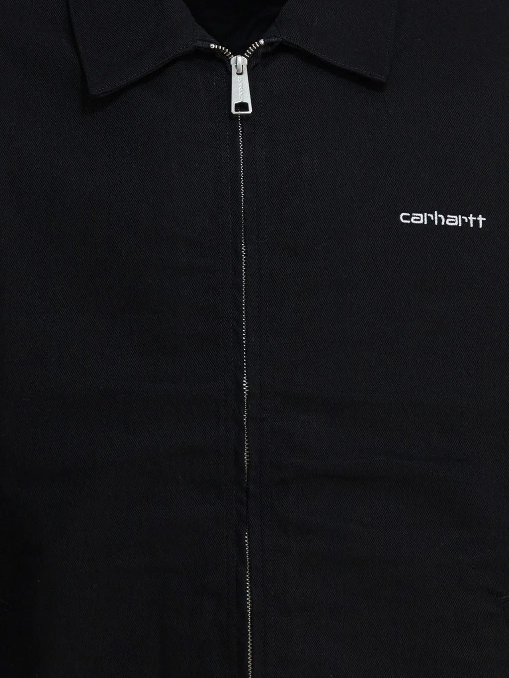 Carhartt Wip Logo Embroidered Zip-Up Jacket