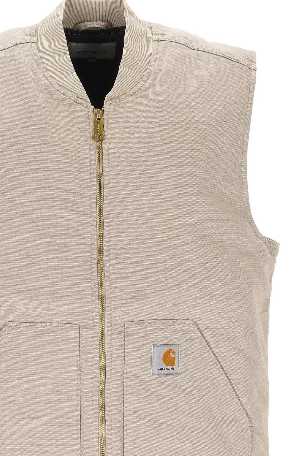 Carhartt Wip Logo Patch Zipped Gilet