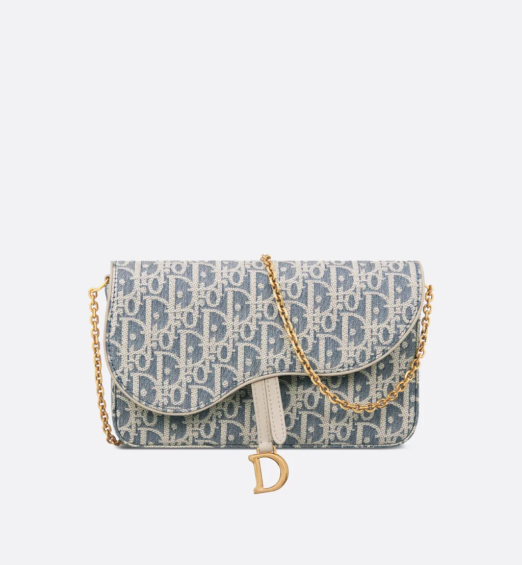 Medium Saddle Pouch With Chain
