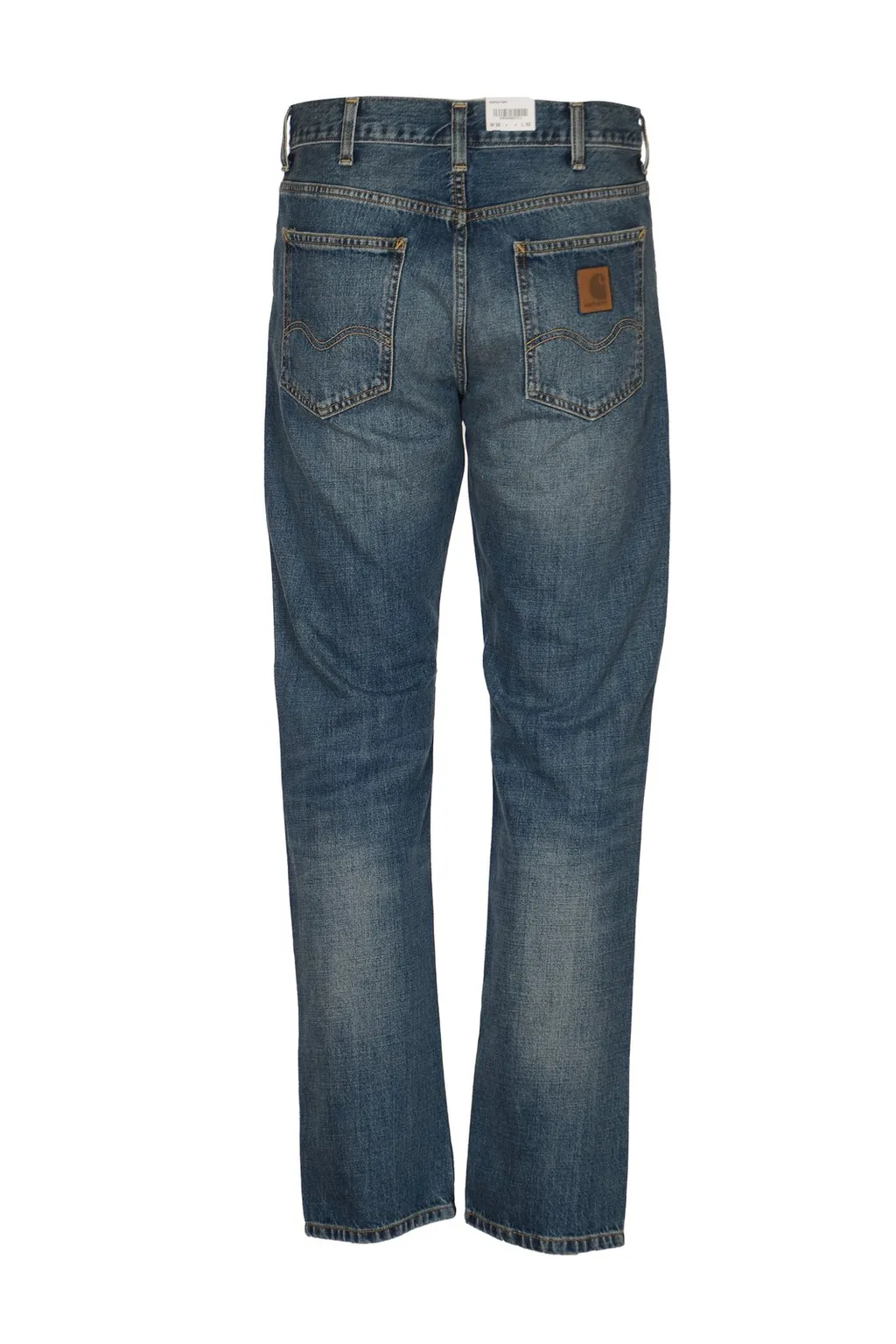 Carhartt Wip Marlow Logo-Patch Straight-Leg Jeans