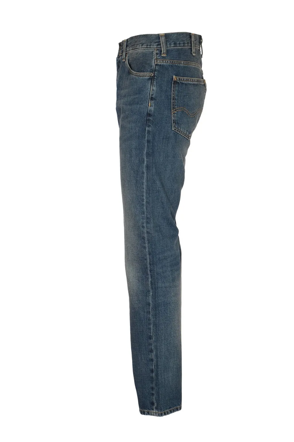 Carhartt Wip Marlow Logo-Patch Straight-Leg Jeans