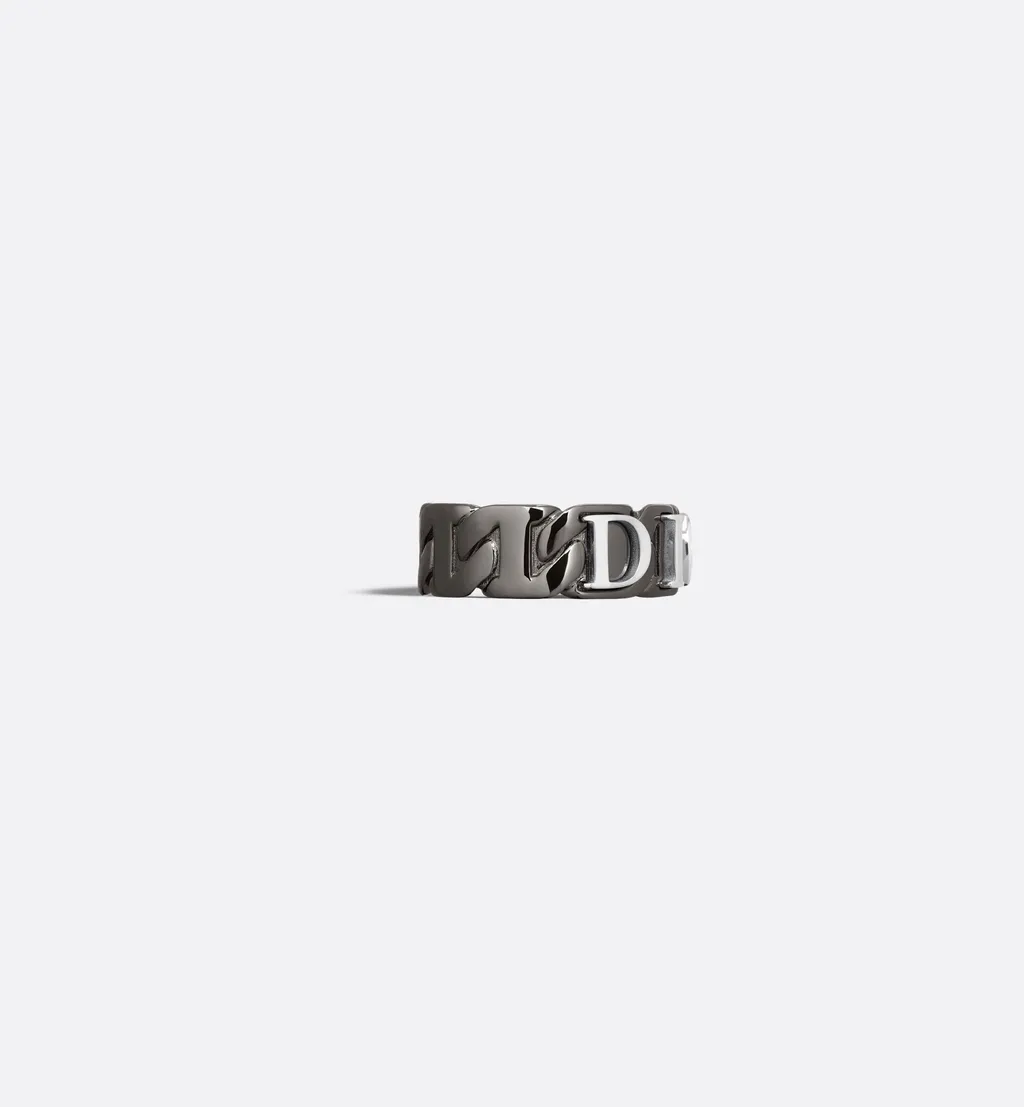 Dior Contrast Chain Link Ring