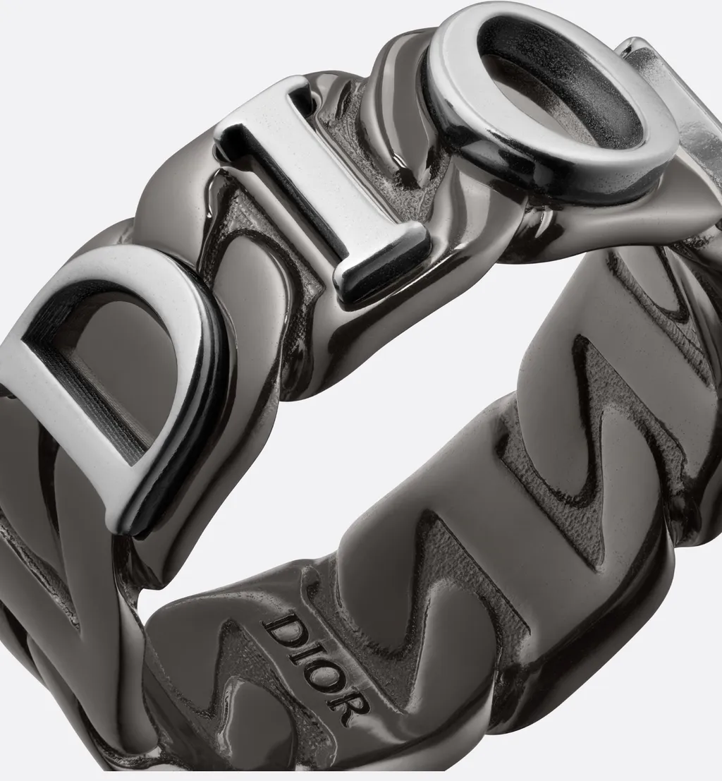 Dior Contrast Chain Link Ring