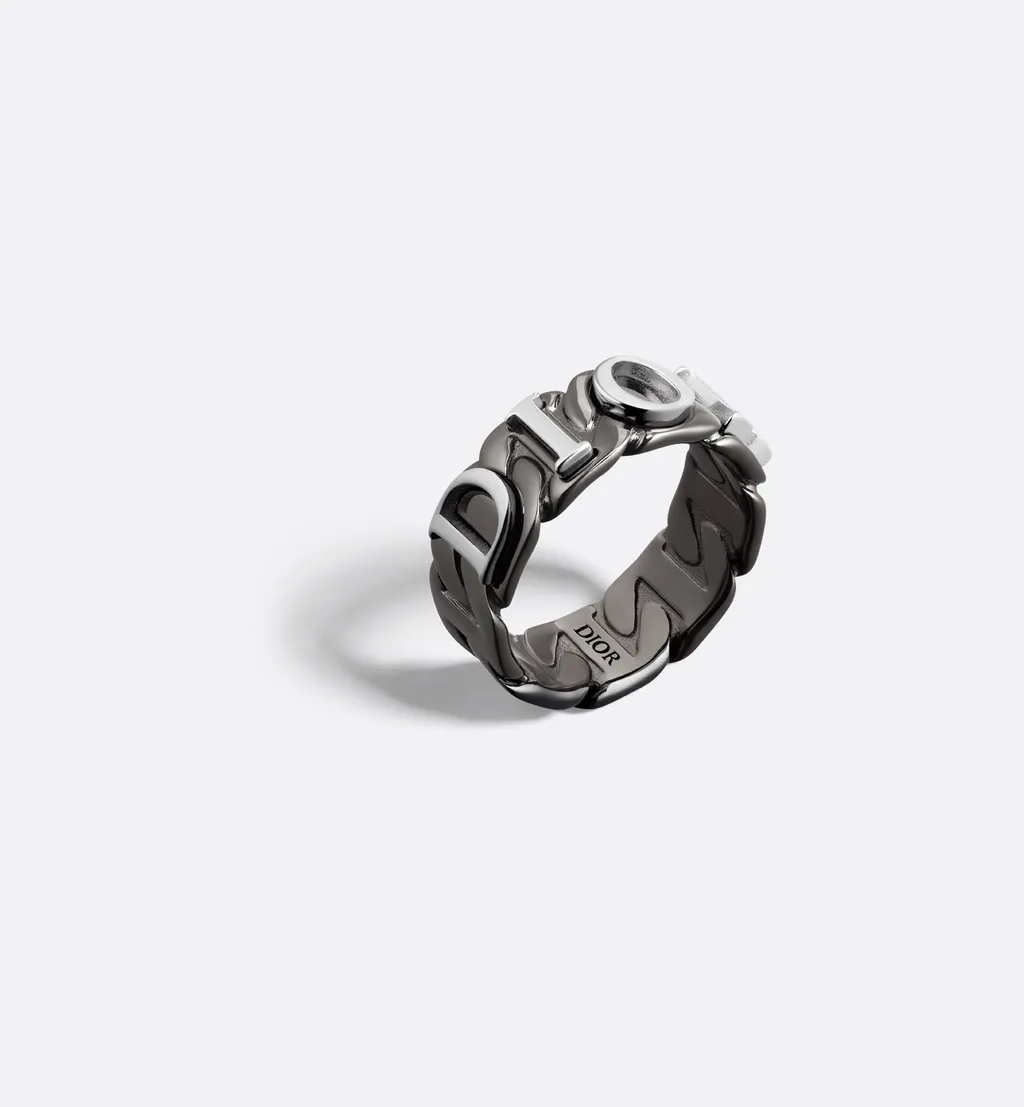 Dior Contrast Chain Link Ring