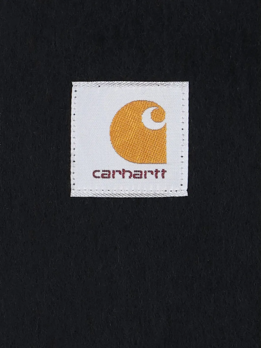 Carhartt Wip Clan Logo Patch Fringed Scarf