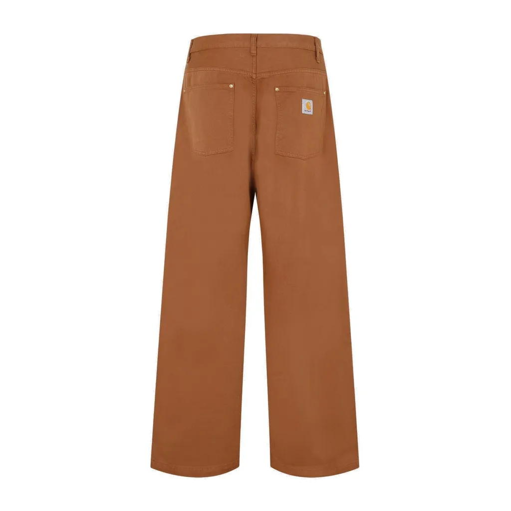 Carhartt Wip Logo Patch Straight-Leg Trousers