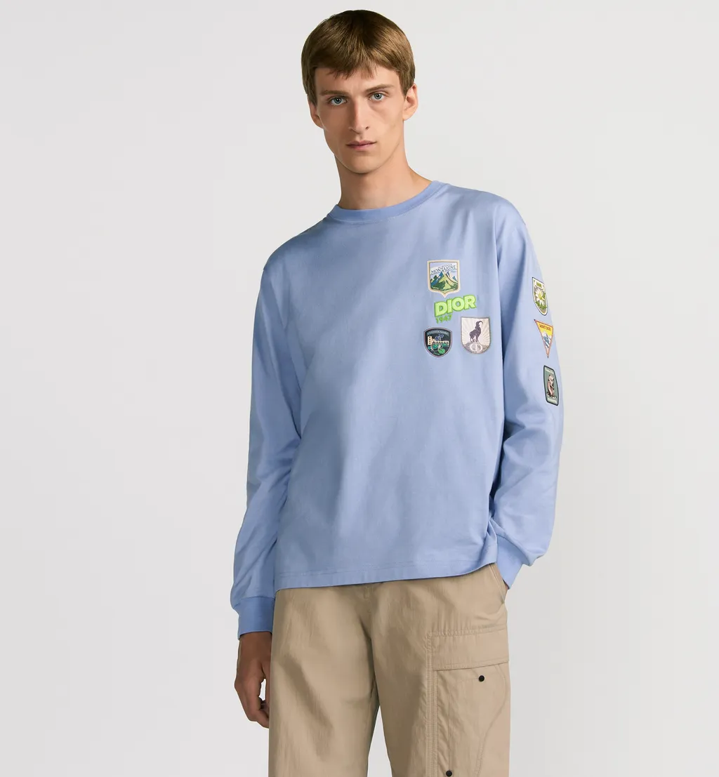 Dior Mountain Long-Sleeved T-Shirt, Relaxed Fit
