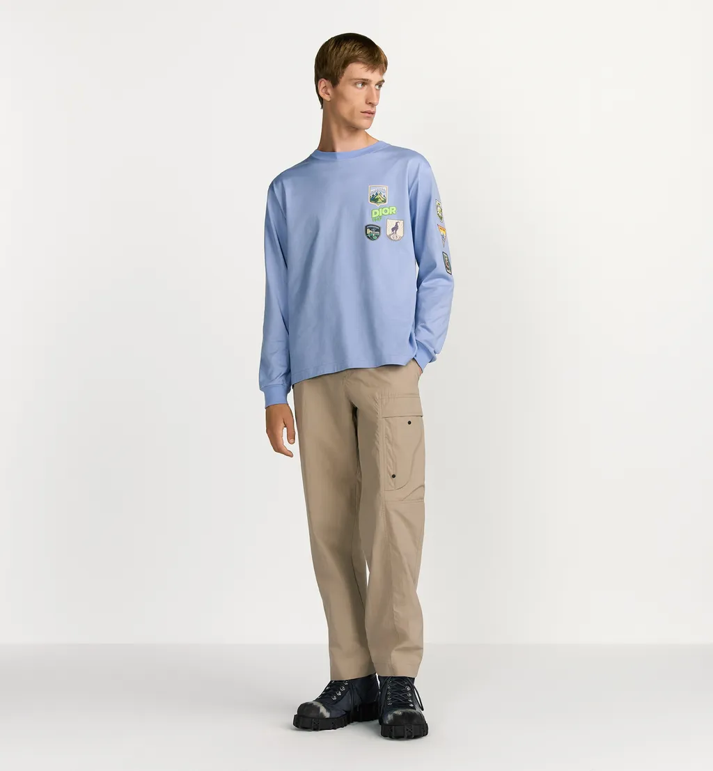 Dior Mountain Long-Sleeved T-Shirt, Relaxed Fit