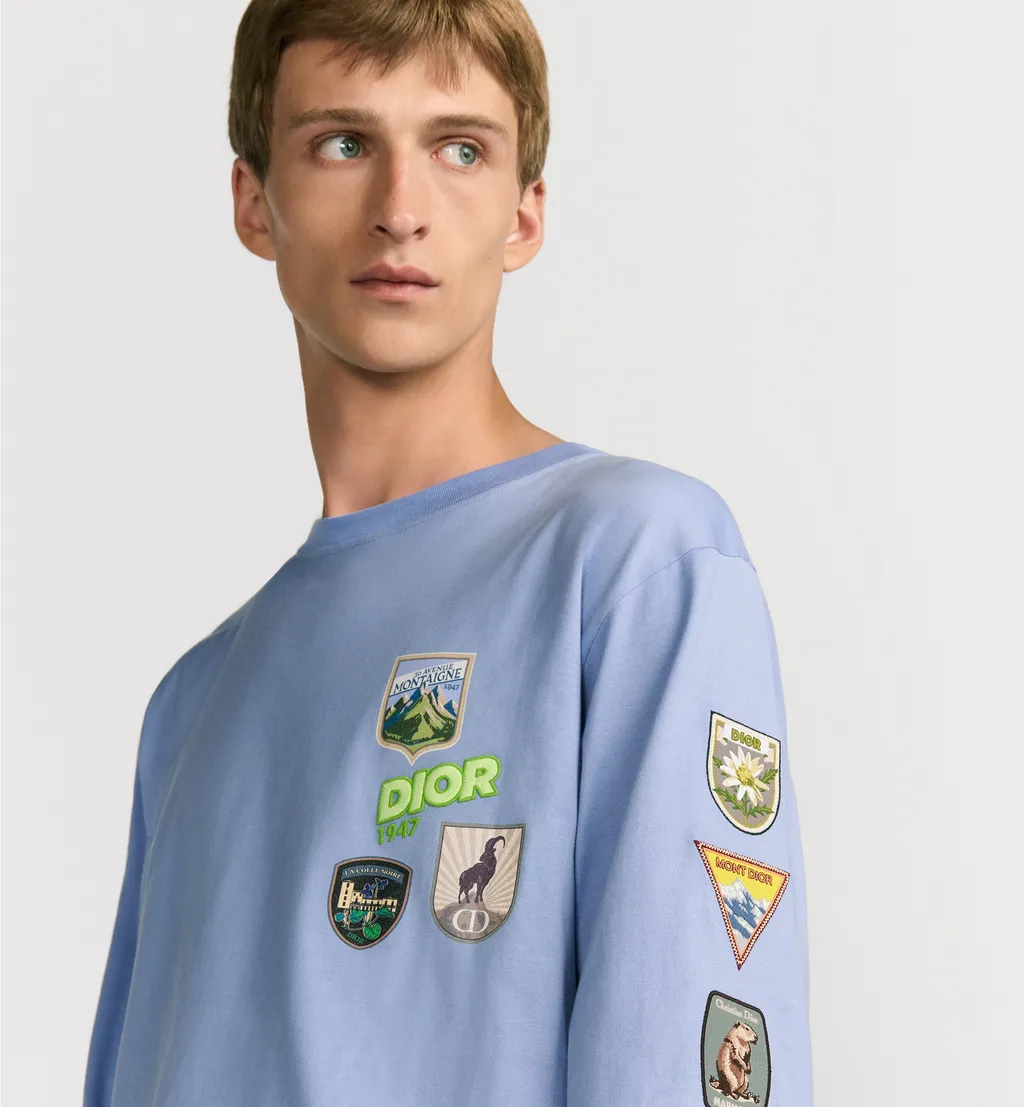 Dior Mountain Long-Sleeved T-Shirt, Relaxed Fit