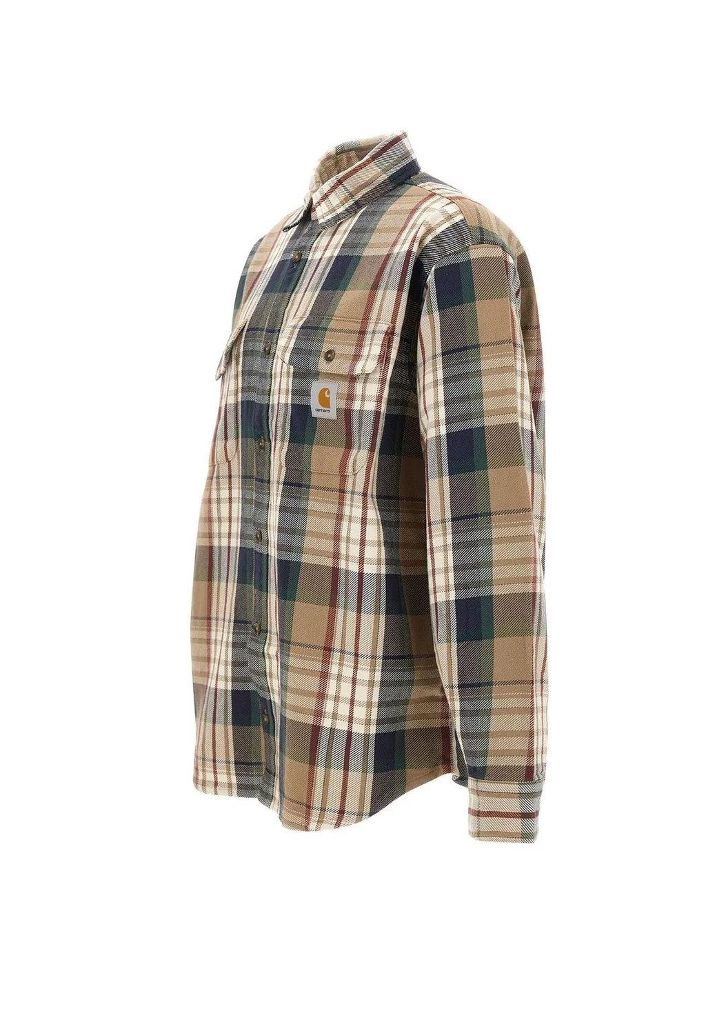 Carhartt Wip Logo Patch Checked Shirt