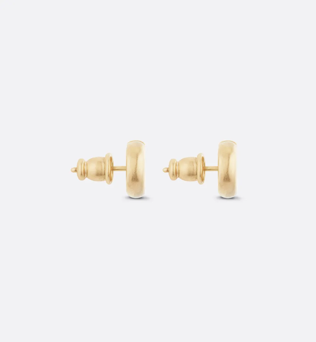 Cd Navy Stud Earrings