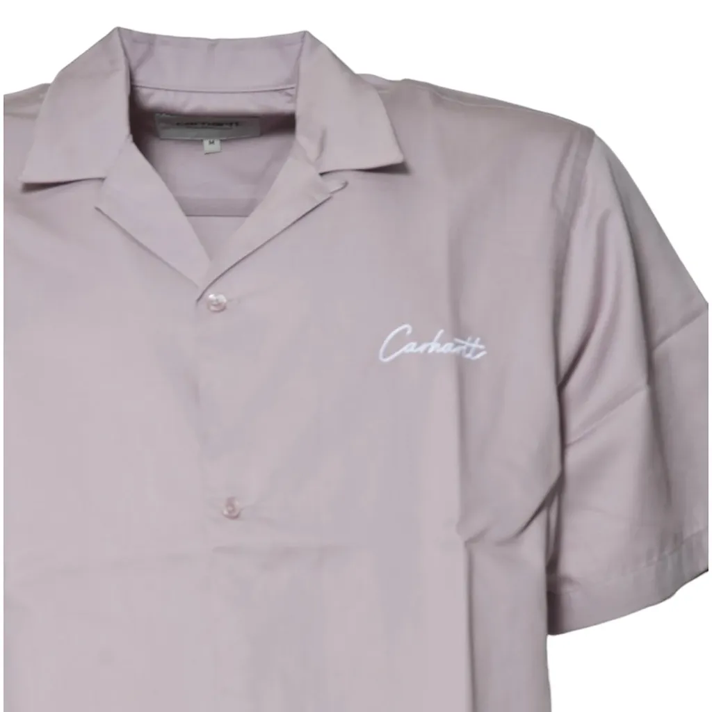 Carhartt Wip Logo-Embroidered Short-Sleeved Shirt