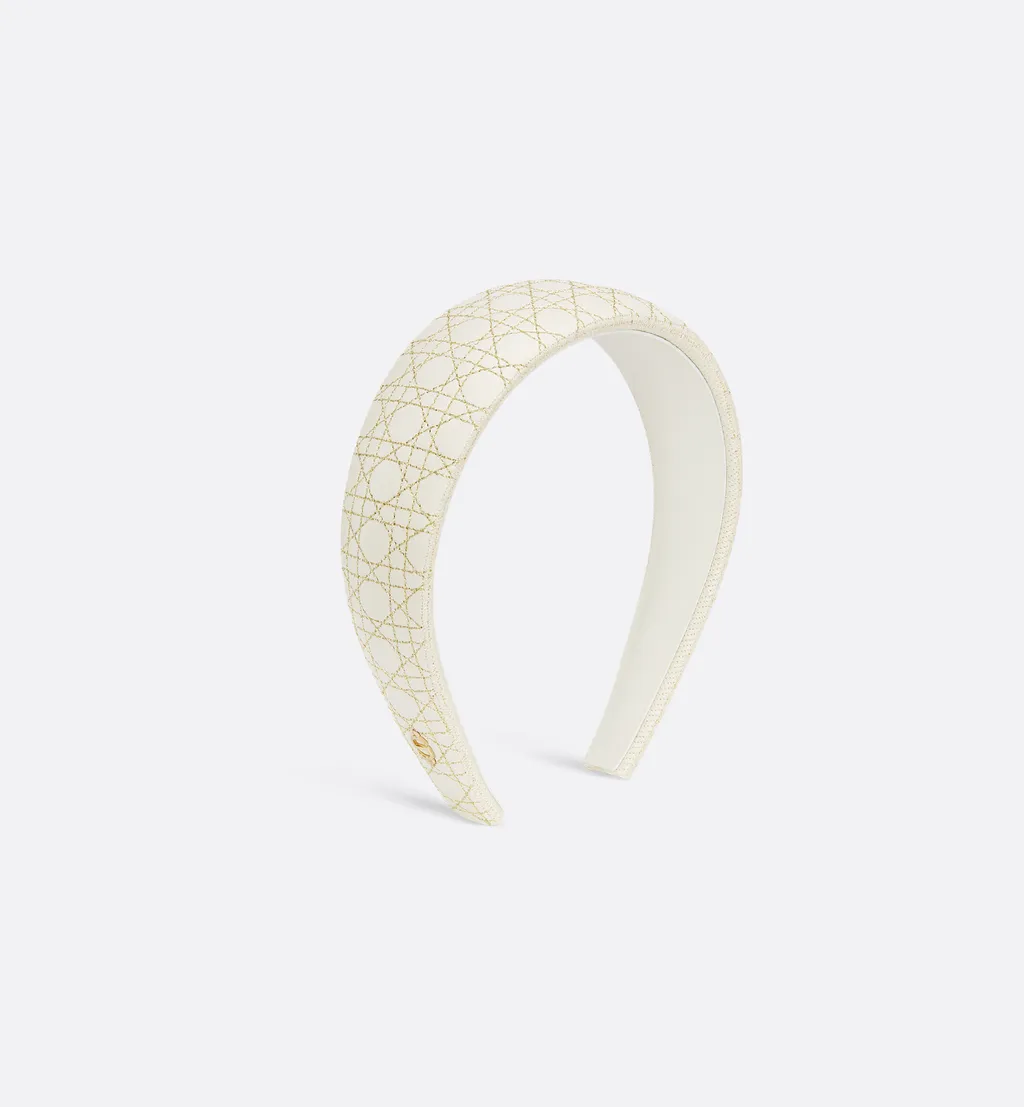 Wide Cannage Dior Band Headband