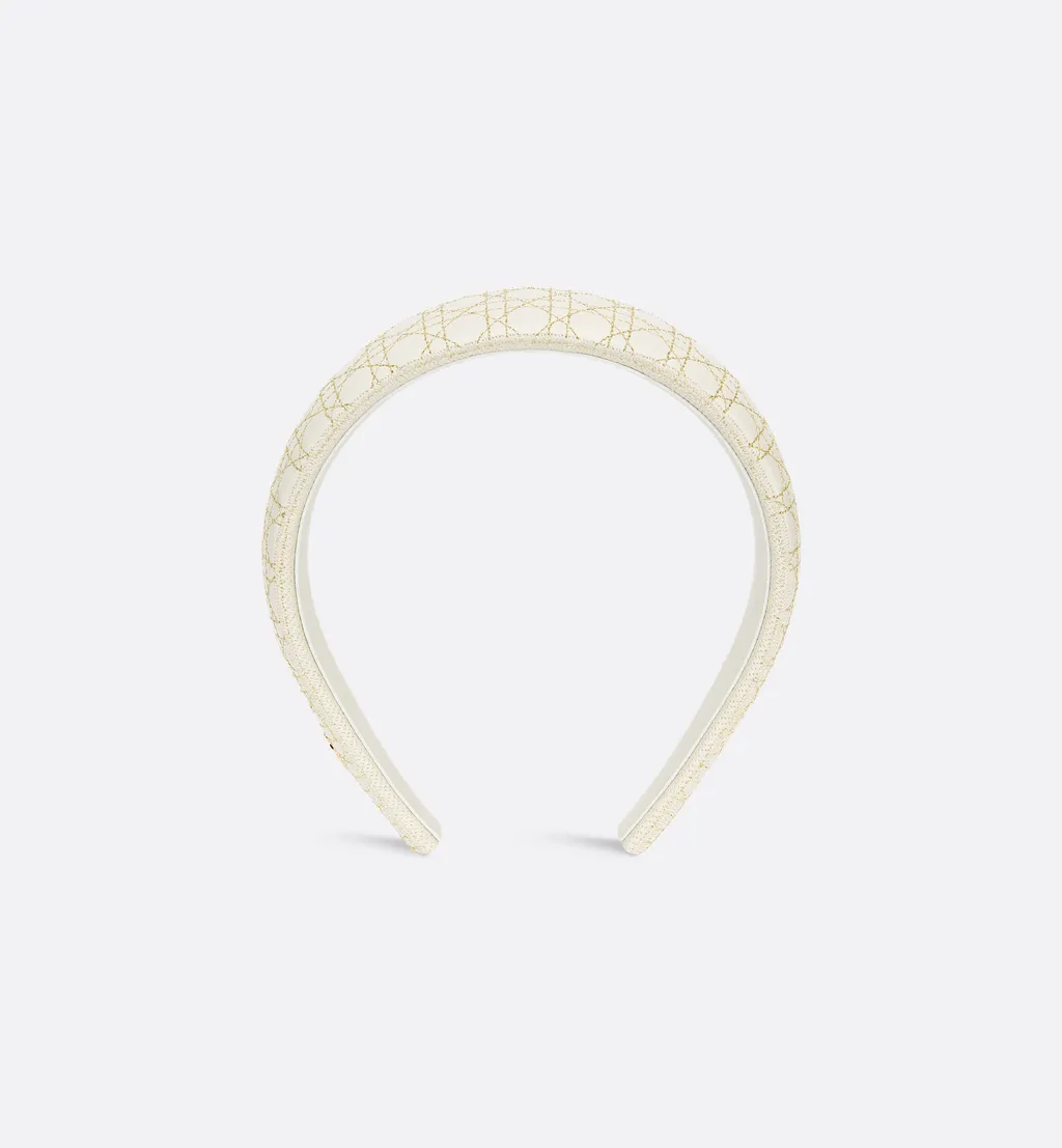Wide Cannage Dior Band Headband
