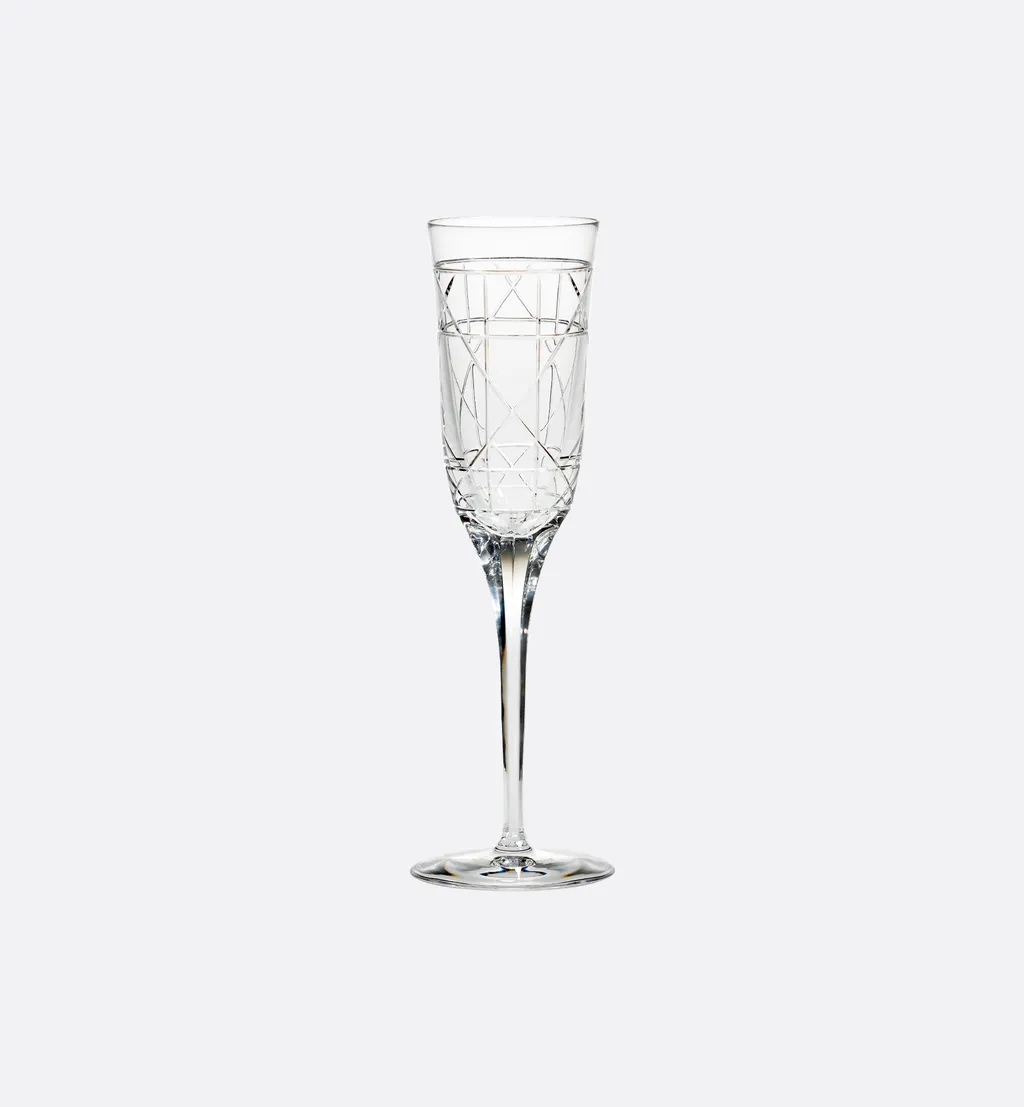 Engraved Champagne Flute