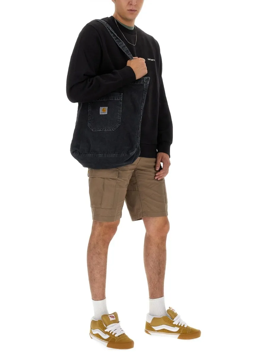 Carhartt Wip Script Embroidered Crewneck Sweatshirt