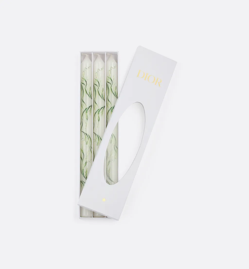 Set Of Three Tapered Candles