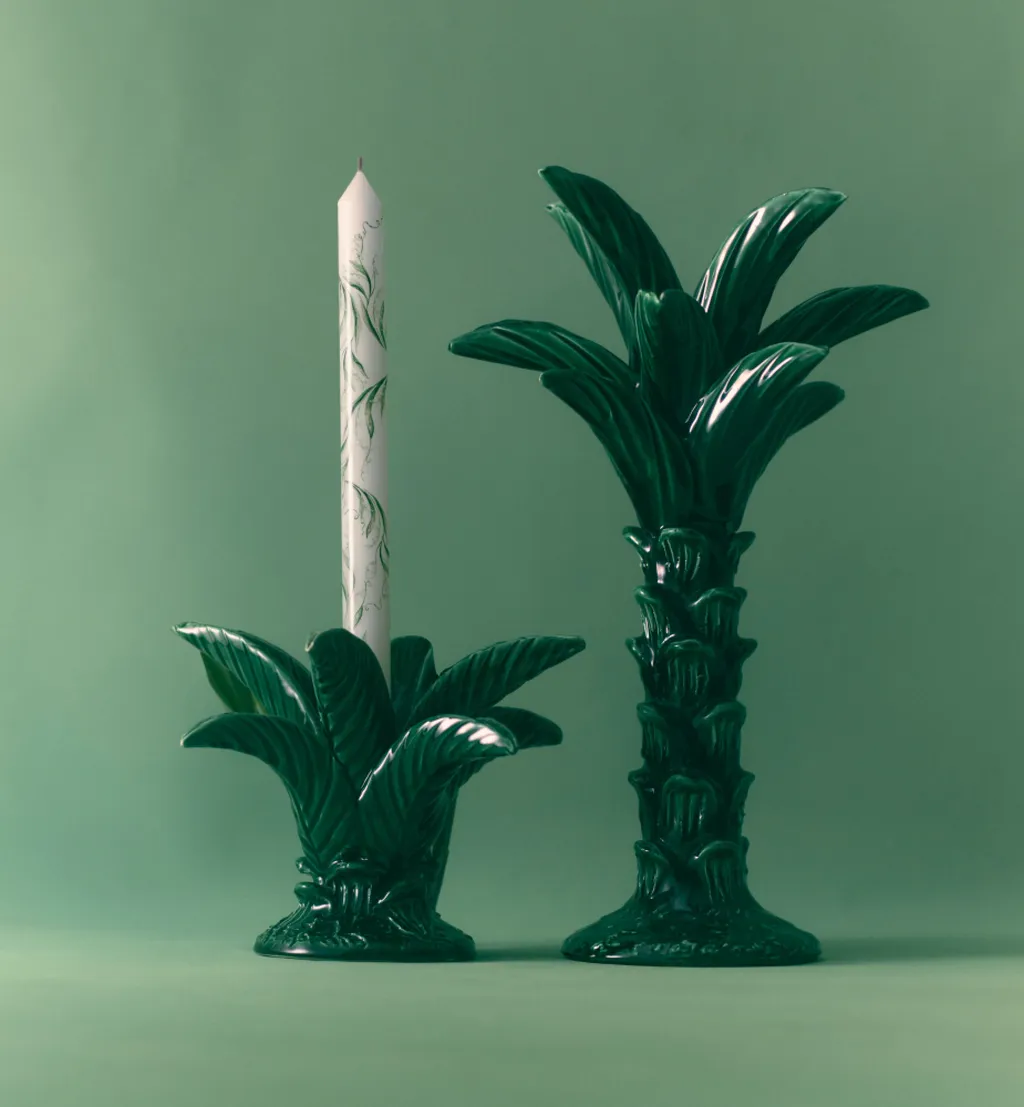 Set Of Three Tapered Candles