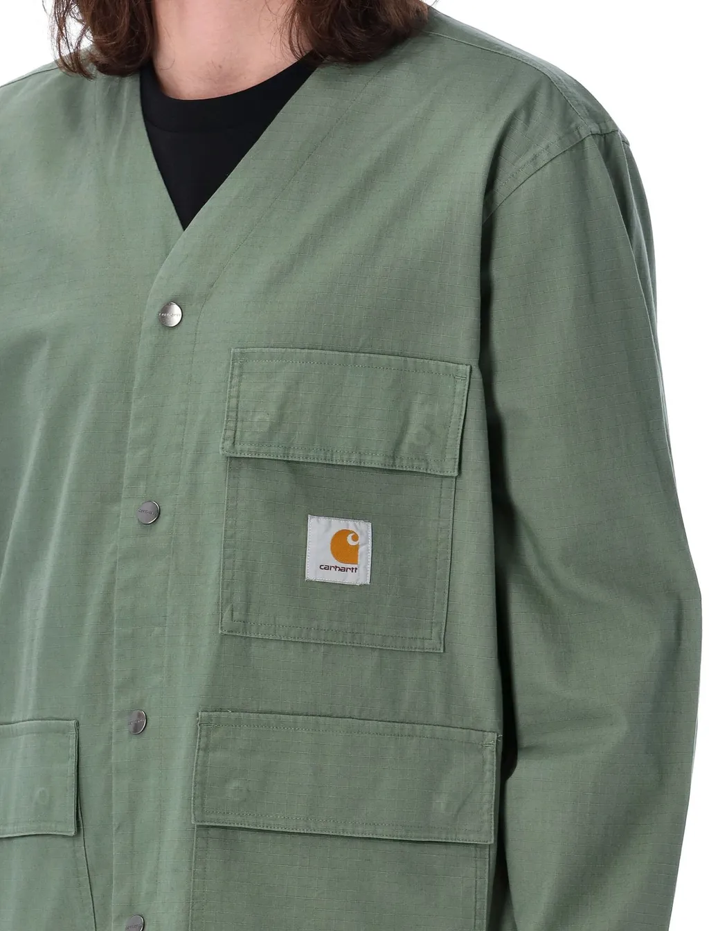 Carhartt Wip Logo Patch V-Neck Shirt