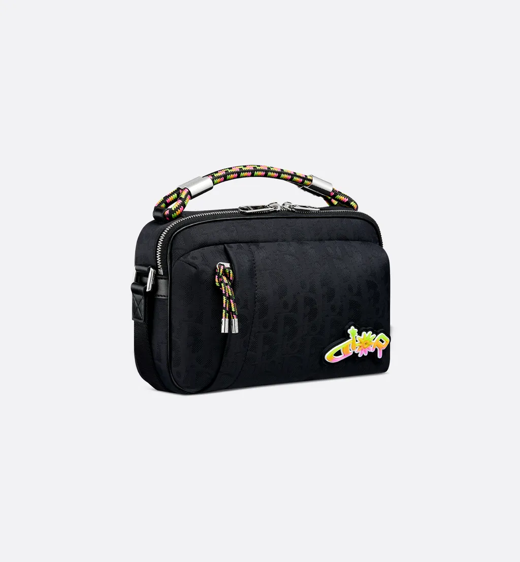 Dior And Lewis Hamilton Zipped Messenger Bag