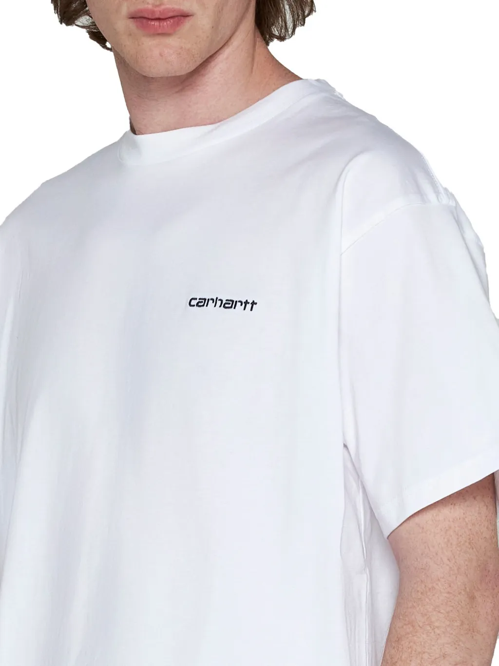 Carhartt Wip Script Logo Embroidered T-Shirt