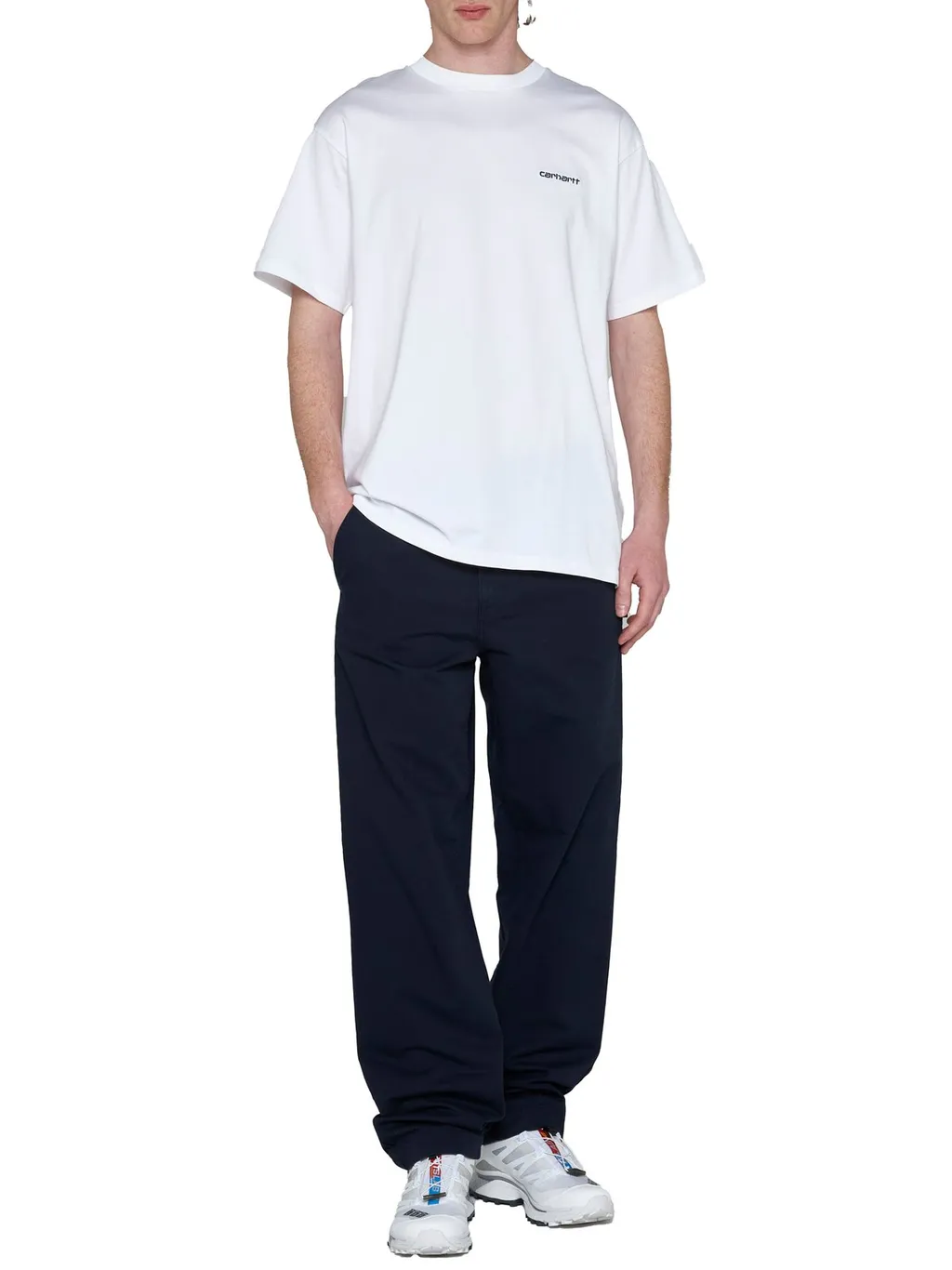 Carhartt Wip Script Logo Embroidered T-Shirt