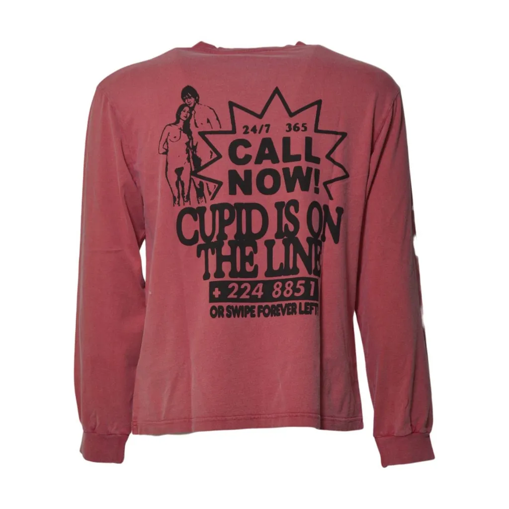 Carne Bollente Slogan Printed Long-Sleeved T-Shirt