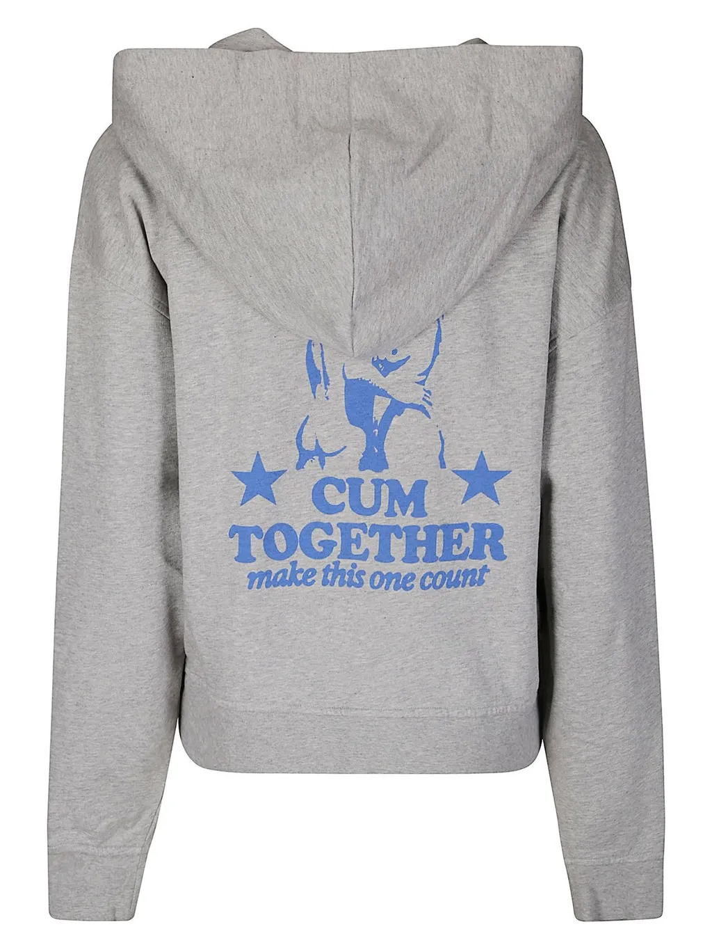 Carne Bollente Long-Sleeved Zip-Up Hoodie