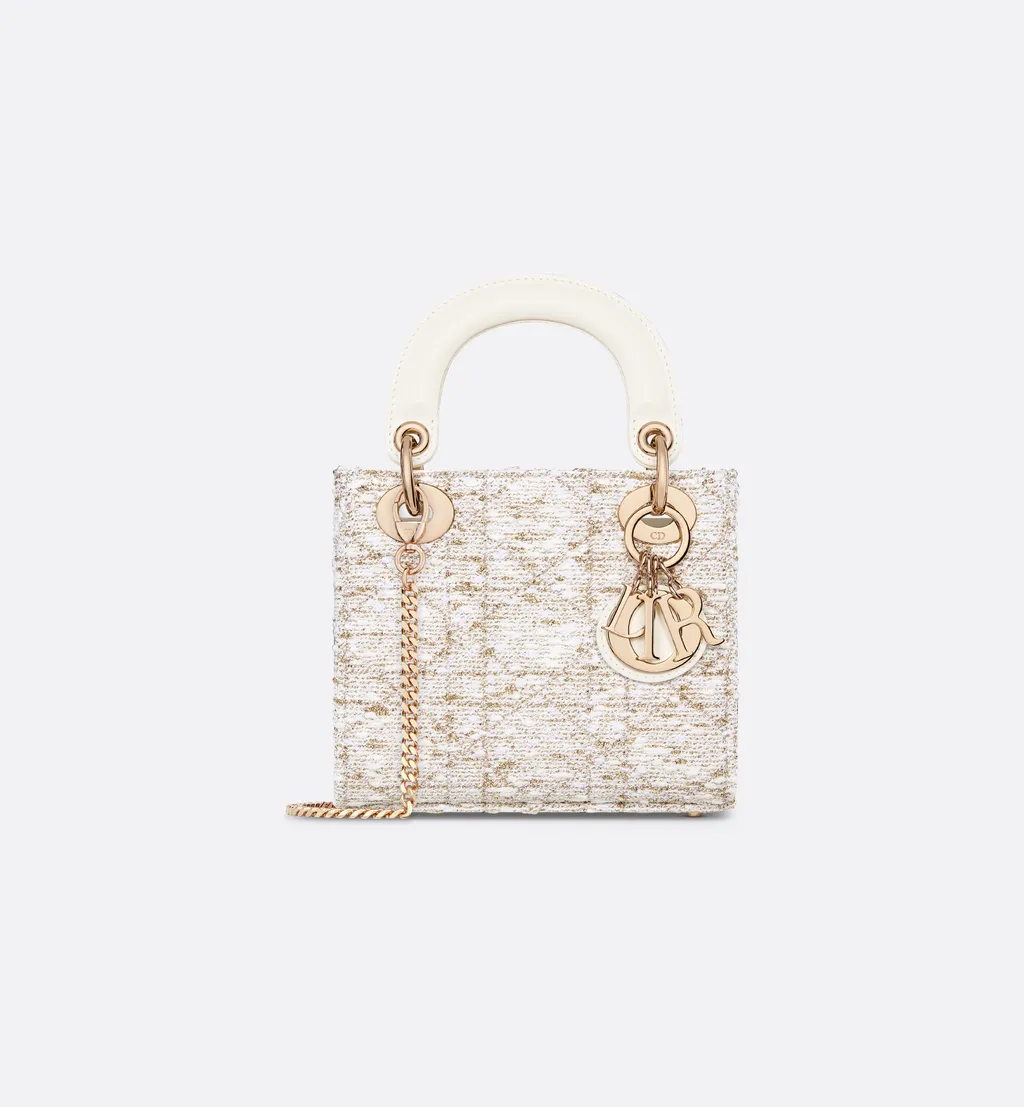 Dior Or Mini Lady Dior Bag