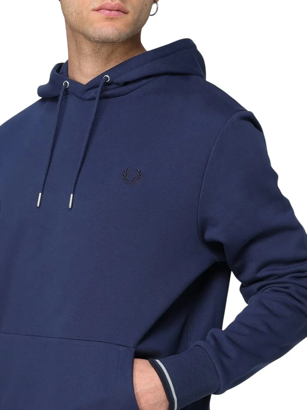 Fred Perry Tipped Hooded Sweatshirt