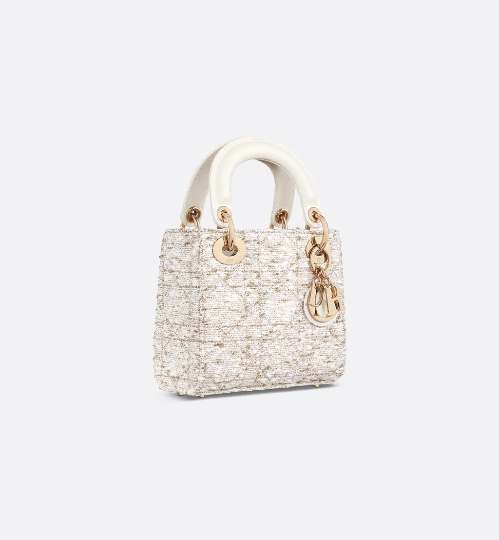 Dior Or Mini Lady Dior Bag