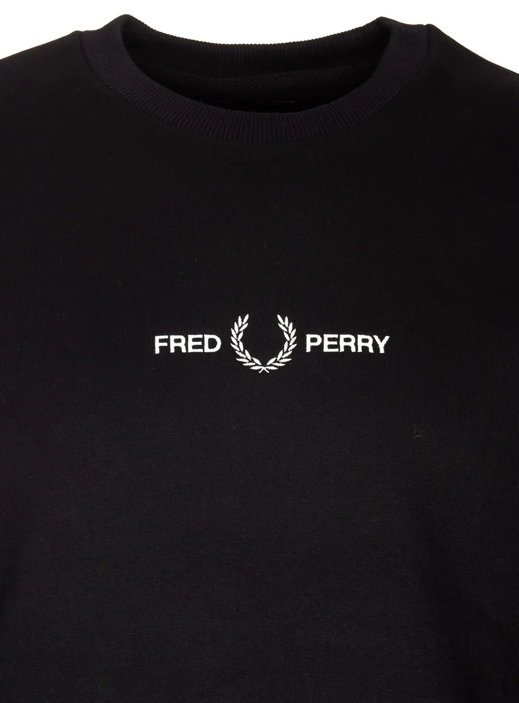 Fred Perry Long Sleeved Logo Embroidered Sweatshirt
