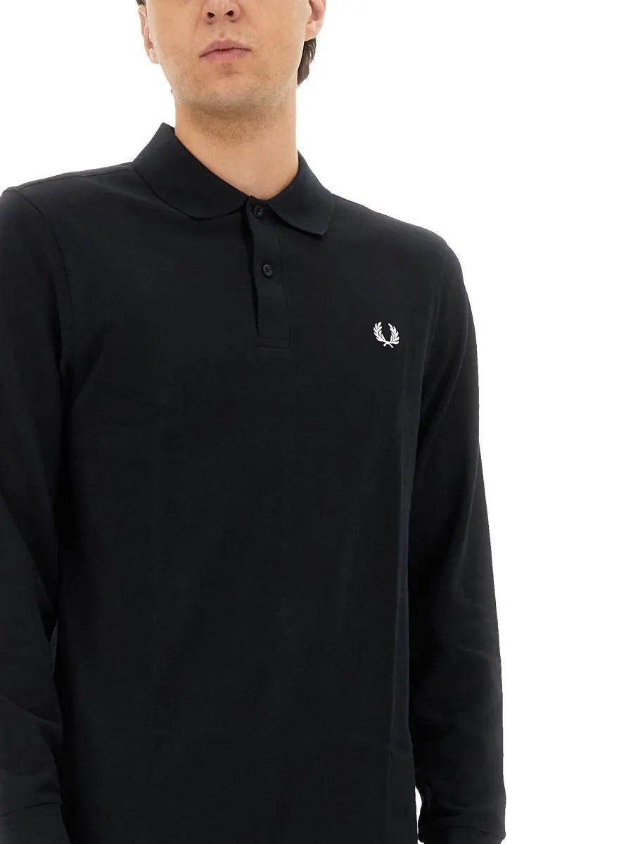 Fred Perry Long-Sleeve Polo Shirt