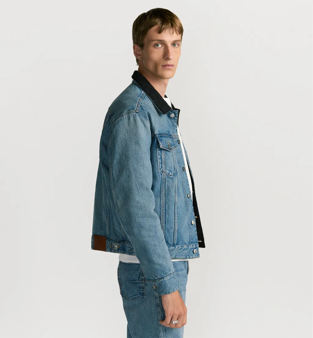Reversible Cannage Jean Jacket