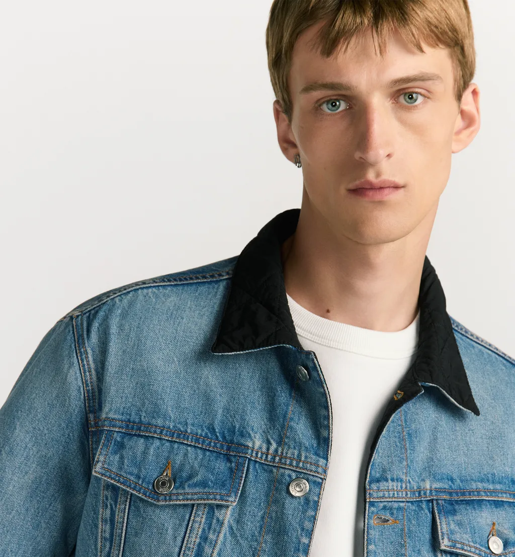 Reversible Cannage Jean Jacket