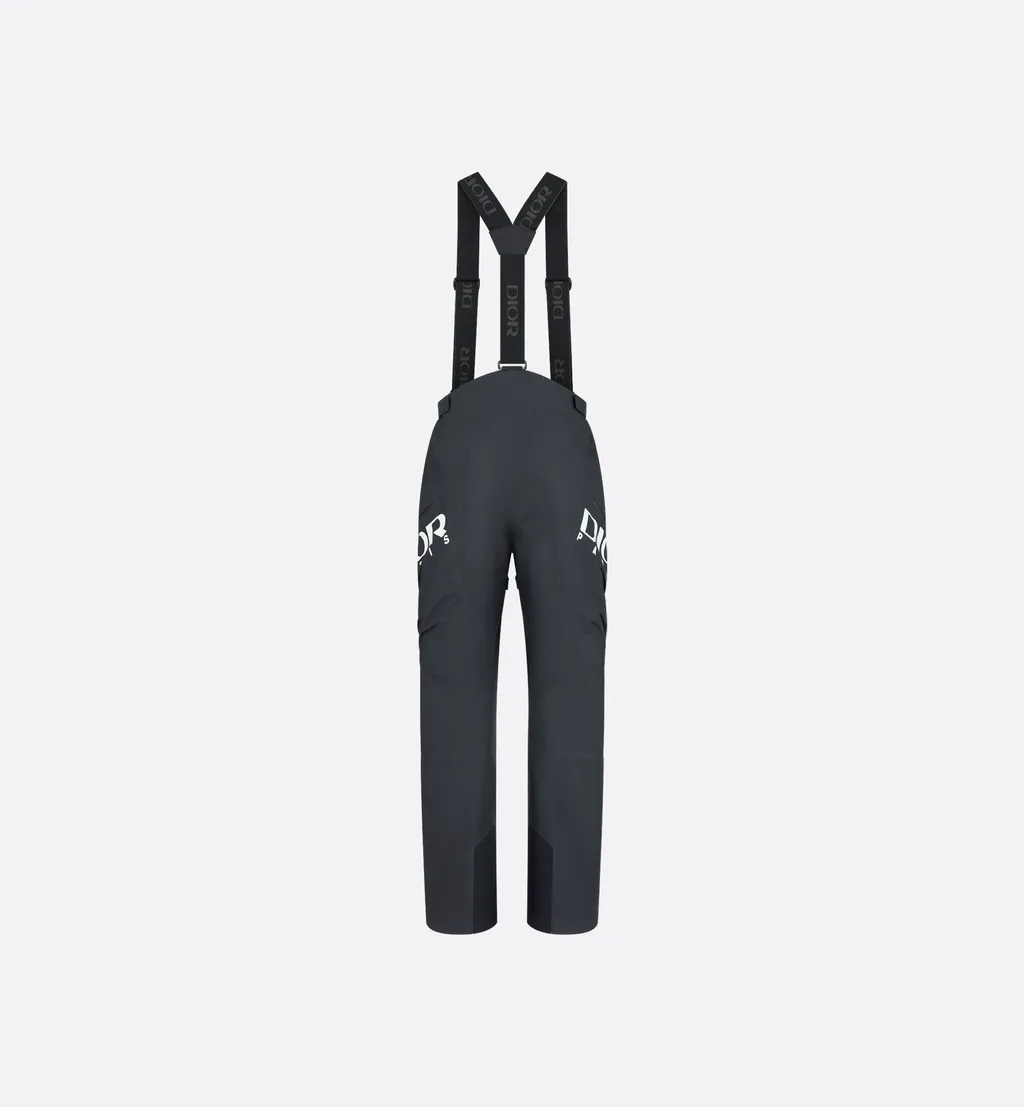 Dior And Descente Ski Pants With Suspenders