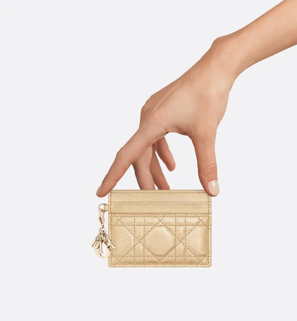 Lady Dior Freesia Card Holder