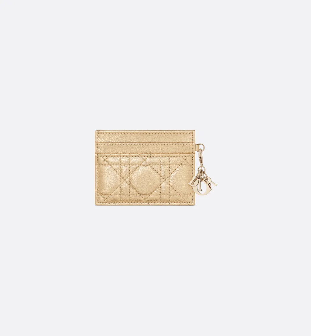 Lady Dior Freesia Card Holder
